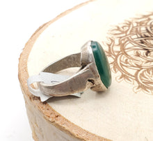 Load image into Gallery viewer, Antique Yemen Silver Ring: Tribal Wedding Jewelry, Size 7
