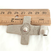 Load image into Gallery viewer, Antique Ethiopian Silver Cross Pendant: Boho Amulet Jewelry
