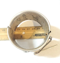 Load image into Gallery viewer, Antique Ethiopian Silver Cuff Bracelet: Tribal Boho Jewelry
