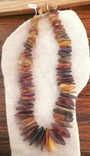 Load image into Gallery viewer, Large Baltic Amber Necklace: Natural Stone Tribal Jewelry, 22&#39;&#39;
