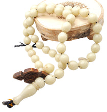 Load image into Gallery viewer, Antique Ethiopian Prayer Beads Tasbih: African Trade Beads, 24&#39;&#39;
