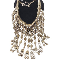 Load image into Gallery viewer, Antique Bawsani Silver Dangle Necklace: Yemen Tribal Jewelry, 1910s
