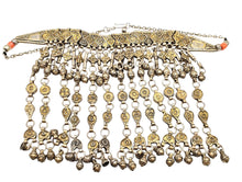 Load image into Gallery viewer, Antique Bawsani Silver Dangle Necklace: Yemen Tribal Jewelry, 1910s
