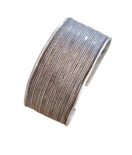 Load image into Gallery viewer, Antique Ethiopian Silver Cuff Bracelet: Tribal Boho Jewelry
