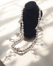 Load image into Gallery viewer, Handmade Sterling Silver Tuareg Necklace: Berber Jewelry, 1960s Beads
