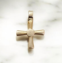 Load image into Gallery viewer, Antique Ethiopian Silver Cross Pendant: Boho Amulet Jewelry
