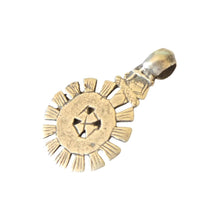 Load image into Gallery viewer, Antique Ethiopian Silver Christian Pendant: Handmade Coptic Cross
