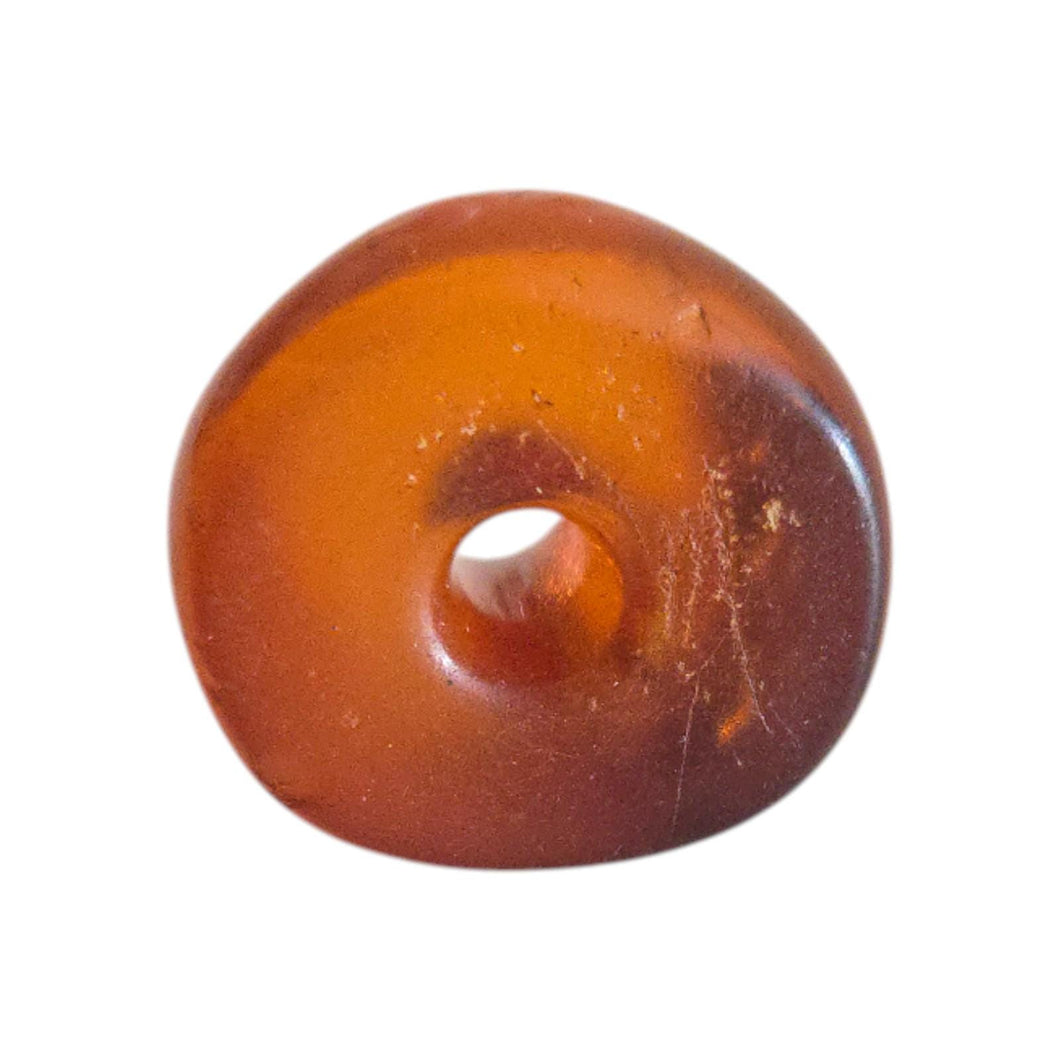 Antique Moroccan Amber Bead: Genuine Berber Jewelry Supply