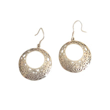 Load image into Gallery viewer, Moroccan Berber Sterling Silver Dangle Earrings: 925 Filigree Jewelry

