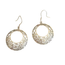 Load image into Gallery viewer, Moroccan Berber Sterling Silver Dangle Earrings: 925 Filigree Jewelry
