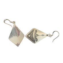 Load image into Gallery viewer, Berber Sterling Silver Dangle Earrings: Moroccan Filigree Jewelry
