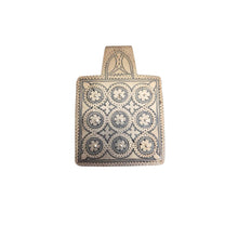 Load image into Gallery viewer, Antique Berber Silver Enamel Pendant: Moroccan Amulet Jewelry

