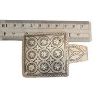 Load image into Gallery viewer, Antique Berber Silver Enamel Pendant: Moroccan Amulet Jewelry
