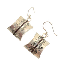 Load image into Gallery viewer, Moroccan Berber Sterling Silver Dangle Earrings: Filigree 925 Jewelry
