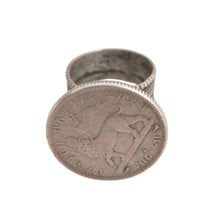 Load image into Gallery viewer, Antique Ethiopian Lion of Judah Ring - Haile Selassie - Size 8.5
