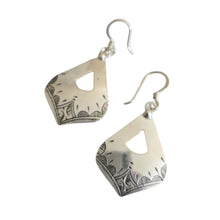 Load image into Gallery viewer, Berber Sterling Silver Dangle Earrings: Moroccan Filigree Jewelry
