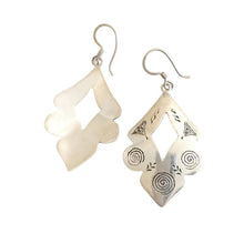 Load image into Gallery viewer, Moroccan Berber Sterling Silver Dangle Earrings: Filigree 925
