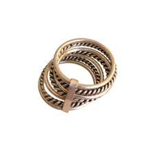 Load image into Gallery viewer, Vintage Tuareg Silver Ring Moroccan Tribal Jewelry, Size 6.5
