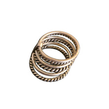 Load image into Gallery viewer, Vintage Tuareg Silver Ring Moroccan Tribal Jewelry, Size 6.5
