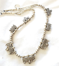 Load image into Gallery viewer, Old Ethiopian Telsum Silver Prayer Boxes Necklace,Ethiopian necklace,Hand Crafted, Ethiopian Telsum,african Silver, ethiopian jewelry
