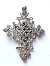 Load image into Gallery viewer, Ethiopian Christian silver cross pendant cross,religious cross,Ethiopian Cross,Coptic Cross,Coptic ethiopian bronze
