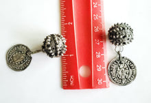 Load image into Gallery viewer, 2 Antique silver filigree granulation Beads Yemen circa 1930s,Hand Crafted ,Yemen Silver ,Ethnic Jewelry,Tribal Jewelry,
