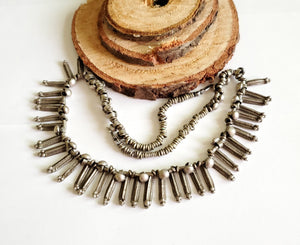 Old Ethiopian Telsum Silver Phallic Pendants Necklace,Ethiopian necklace,Hand Crafted, Ethiopian Telsum,african Silver, ethiopian jewelry