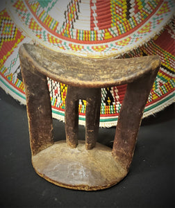 Antique Ethiopian Tribal Hand carved Headrest African Art Decor,African ,Art Décor,Home Décor, religious art