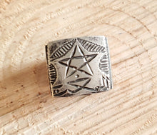 Load image into Gallery viewer, Moroccan antique Talismanic Berber Silver Ring size 8,tribal jewelry,Moroccan jewelry Hand Crafted ,Silver,Ethnic Jewelry,Tribal Jewelry

