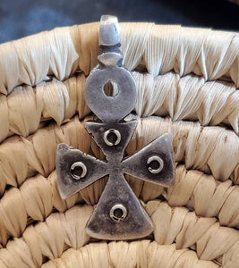 Ethiopian 925 silver cross pendant, silver cross ,silver Jewelry, Ethiopian Jewelry, Handcrafted pendant