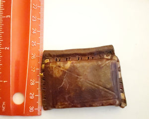 1 Old Ethiopian Leather Healing Scroll Protection Amulet large size Kitabe,religious pendant,Ethiopian Amulet,Leather,Manuscripts Scroll