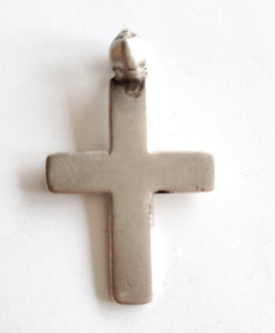 Antique Ethiopian Coptic Christian Cross, Maria Theresa ,silver coin, Cross Pendant, Ethnic Tribal ,Handmade Jewelry