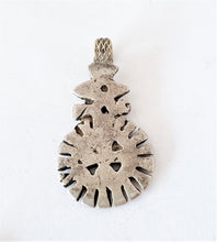 Load image into Gallery viewer, Antique Unique Ethiopian Christian silver pendant,Christian silver,Antique Pendant, Ethnic Tribal,Handmade,Ethiopian Jewelry
