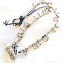 Load image into Gallery viewer, Old Ethiopian Telsum Silver Prayer Boxes Necklace,Ethiopian necklace,Hand Crafted, Ethiopian Telsum,Silver, Pendants Necklace
