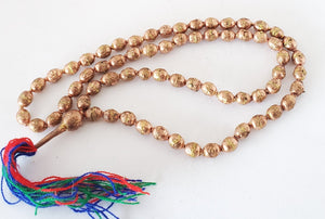 Ethiopian copper Prayer Beads Necklace,Hand Crafted, copper Beads,Ethnic Jewelry,Tribal Jewelry,