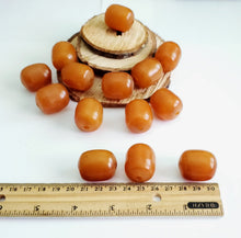 Load image into Gallery viewer, Antique Moroccan Simulated 1 AMBER bead Phenolic,resin Beads,frican amber,African Trade,old African Bead,Collectible,Jewelry Making
