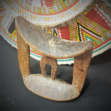 Load image into Gallery viewer, Antique Ethiopian Tribal Hand carved Headrest African Art Decor,African ,Art Décor,Home Décor, religious art

