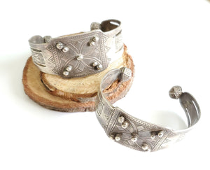 Antique Moroccan Tuareg 925 silver 1 anklets cuff bracelet, ethnic tribal, tribal bracelets,Moroccan jewelry,ethnic jewelry,Tuareg bracelets