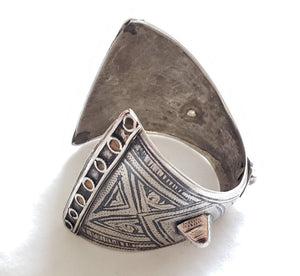 Antique SILVER Enamel Moroccan Berber Ida ou Nadif BRACELET,ethnic tribal,tribal bracelets,Moroccan jewelry,ethnic jewelry,Tuareg bracelets