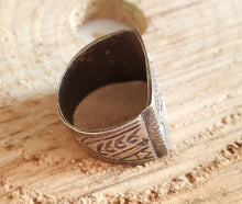 Load image into Gallery viewer, Talismanic Berber Silver Ring size 8.5 tribal jewelry,Moroccan jewelry Hand Crafted ,Silver,Ethnic Jewelry,Tribal Jewelry
