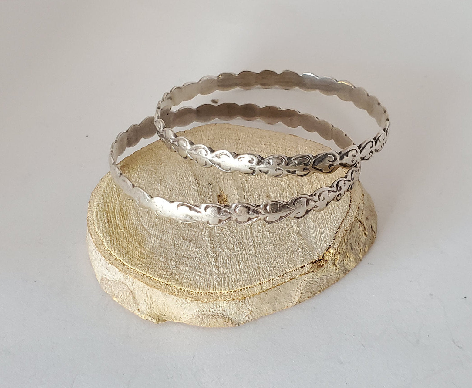 Victorian Silver & Gold Overlay Bangle (93H) | The Antique Jewellery Company