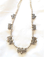 Load image into Gallery viewer, Old Ethiopian Telsum Silver Prayer Boxes Necklace,Ethiopian necklace,Hand Crafted, Ethiopian Telsum,african Silver, ethiopian jewelry
