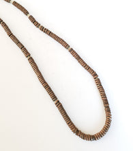 Load image into Gallery viewer, Antique Ethiopian strand of Brass Heishi Anklet 1930s
