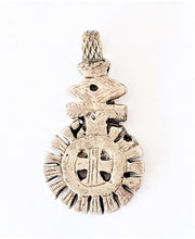 Load image into Gallery viewer, Antique Silver Ethiopian pendant Amulet pendant,Genuine old neckcross ,Good silver,Boho jewelry, Ethiopian jewelry
