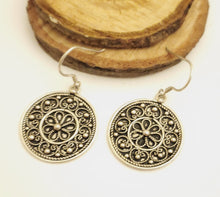 Load image into Gallery viewer, Moroccan Berber Sterling Silver Dangle Filigree Earrings silver 925,Berber Jewelry,sliver Earrings,Dangle &amp; Drop Earrings,
