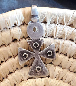Ethiopian 925 silver cross pendant, silver cross ,silver Jewelry, Ethiopian Jewelry, Handcrafted pendant