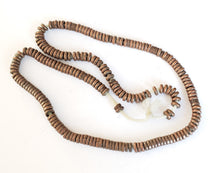 Load image into Gallery viewer, Antique Ethiopian strand of Brass Heishi Anklet 1930s
