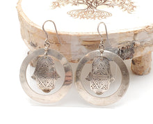 Load image into Gallery viewer, Moroccan Berber Sterling Silver Dangle Earrings silver 925,Berber Jewelry,sliver Earrings,Dangle &amp; Drop Earrings,
