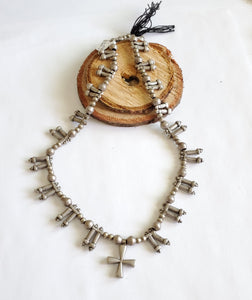 Old Ethiopian Telsum Silver Phallic Pendants cross Necklace,Hand Crafted, Ethiopian Telsum,african Silver, ethiopian jewelry