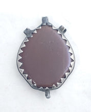 Load image into Gallery viewer, Vintage Moroccan Tuareg gate with silver ,amulet pendant,EthnicTribal,African jewellery
